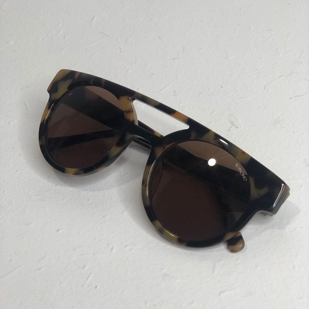 KOMONO Dreyfuss Tortoise Demi sunglasses (NEW) - Picture 6 of 12